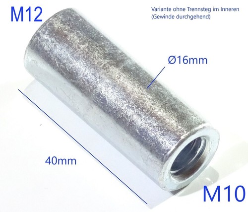 Innen m12 auf m10 - m12,