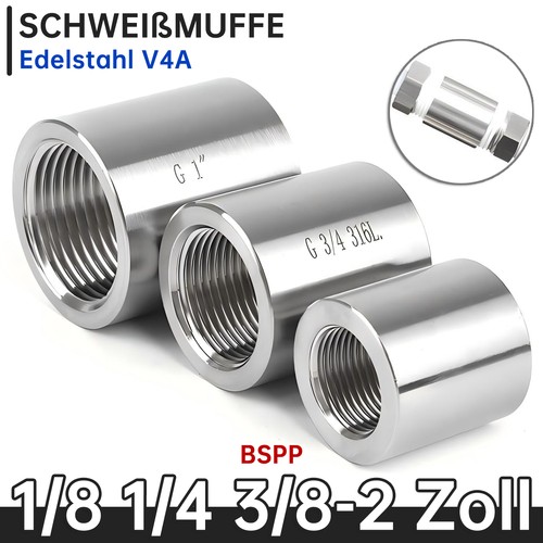 Edelstahl muffe - |,