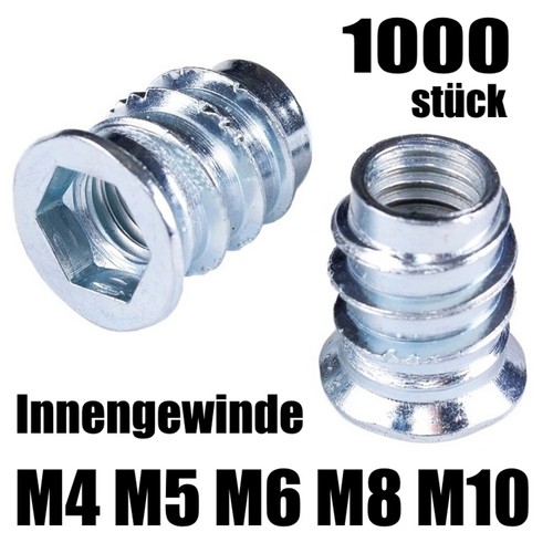 1000x einschraubmuffen muffen - 1000x,