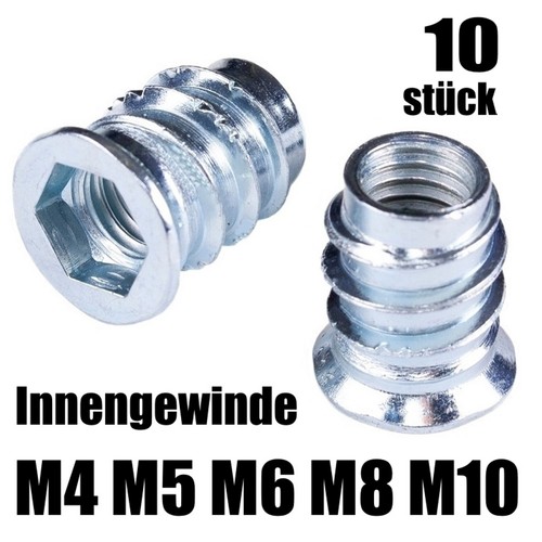 10x einschraubmuffen muffen - 10x,